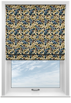 Eliana, Frosted Stone - Roman Blind